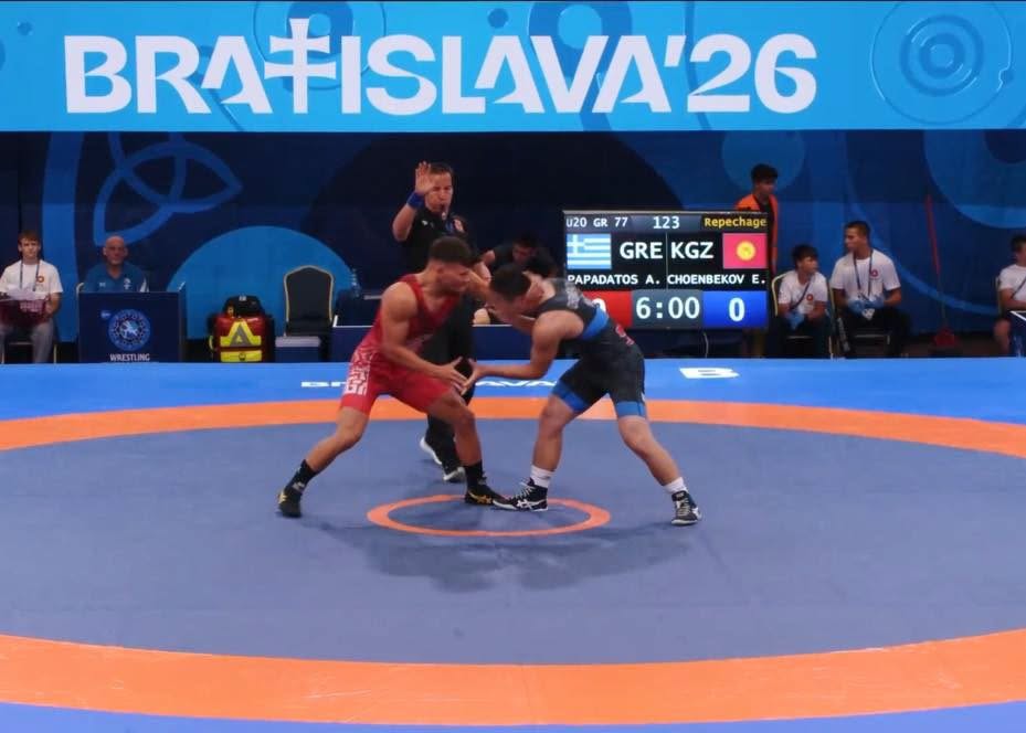 Παγκόσμιο πάλης U20: Στα ρεπεσάζ ο Παπαδάτος, στη μάχη και ο Κολιτσόπουλος