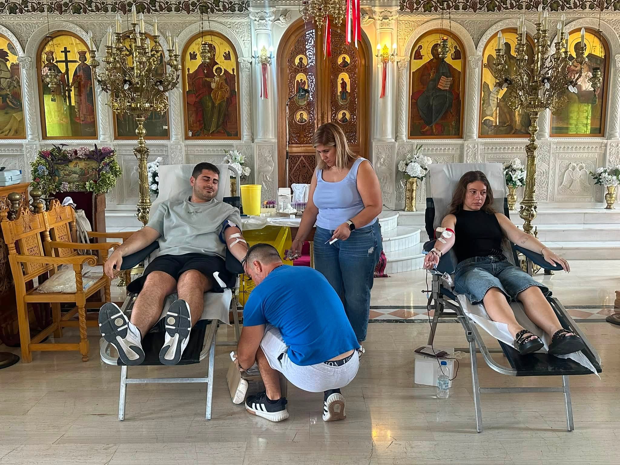 Μεγάλη ανταπόκριση στην εθελοντική αιμοδοσία στο Λάλα