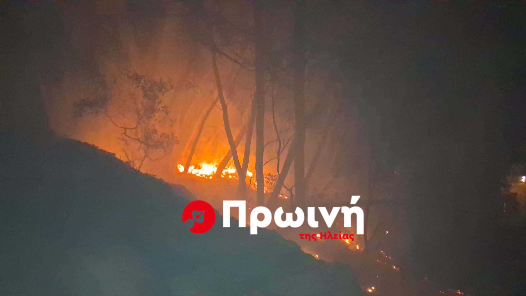 Χωρίς ενεργό μέτωπο είναι η πυρκαγιά που εκδηλώθηκε τα ξημερώματα της Παρασκευής σε αγροτοδασική έκταση στην Αλφειούσα