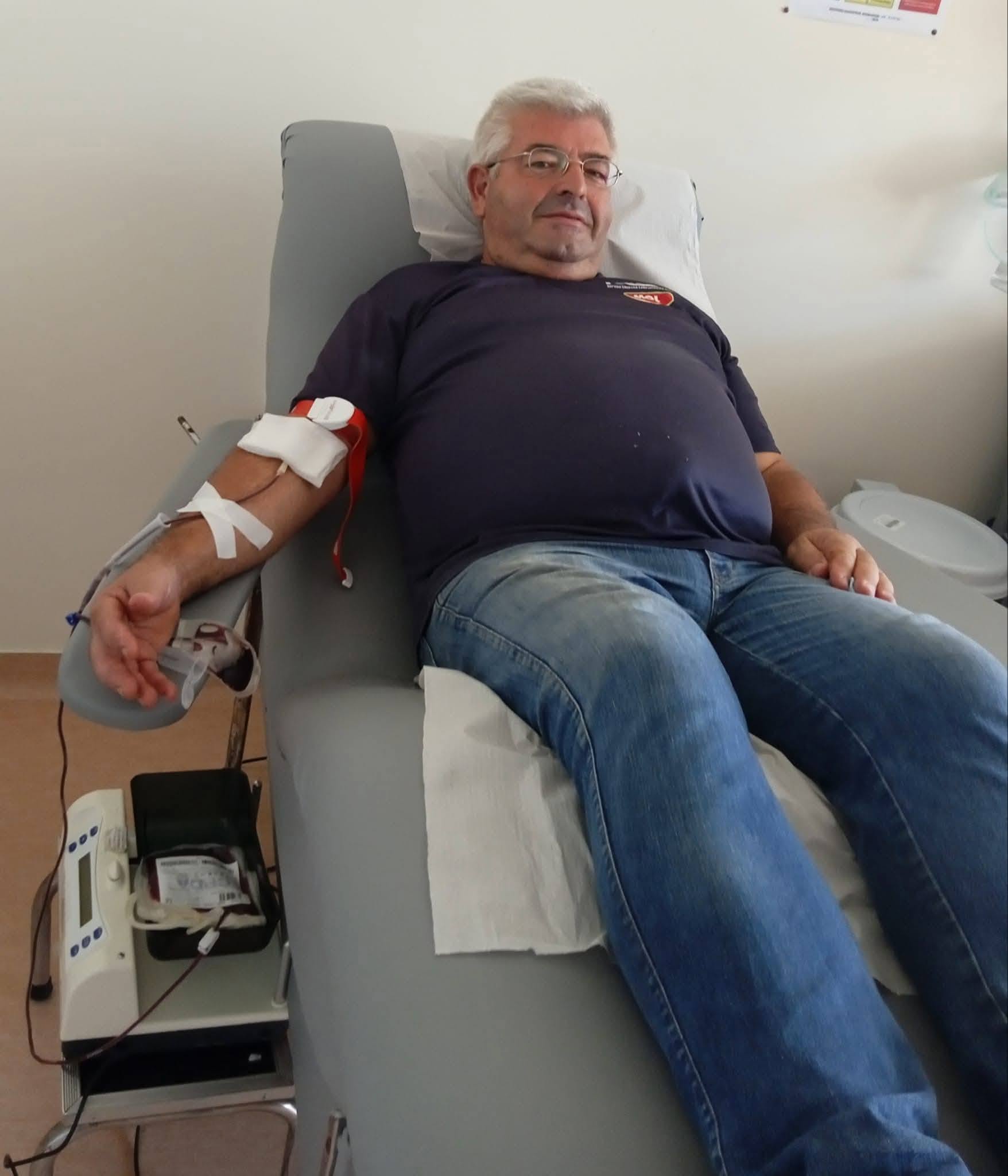 Εβδομήντα δύο φορές εθελοντής αιμοδότης!