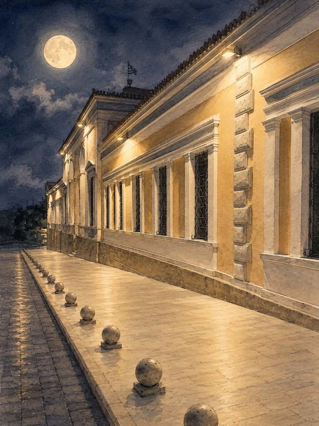 Η Αυγουστιάτικη Πανσέληνος «φωτίζει» το Αρχαιολογικό Μουσείο Πύργου