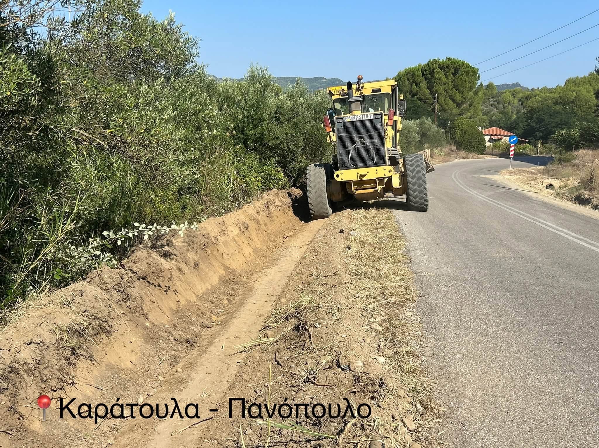 Π.Ε. Ηλείας: Εντατικοί καθαρισμοί και θωράκιση του οδικού δικτύου