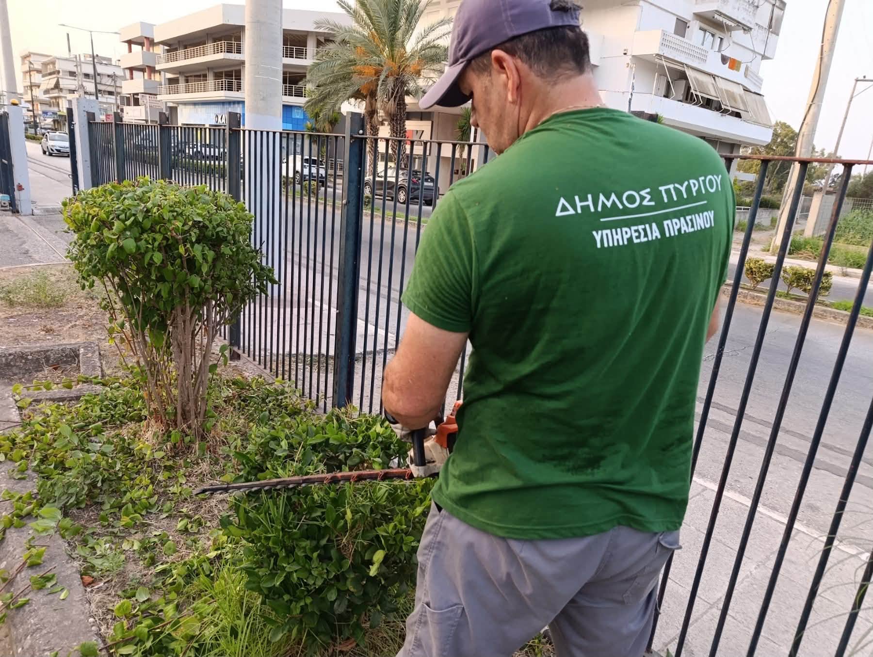 Δήμος Πύργου: Καθημερινή «μάχη» για την καθαριότητα και το πράσινο σε πόλη και κοινότητες (Photos)