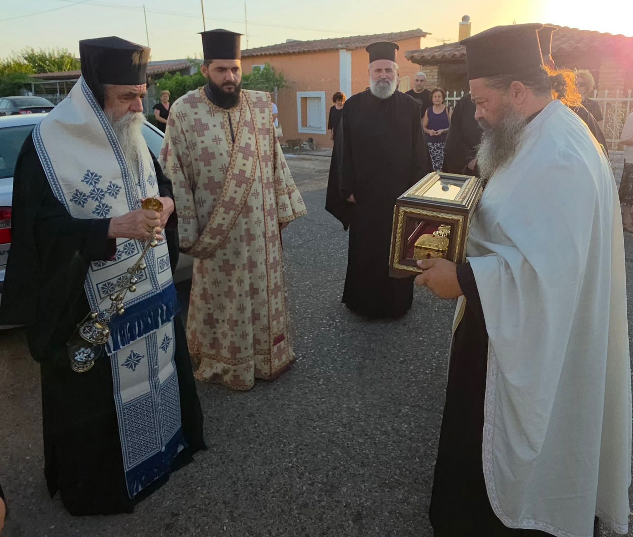 Με κατάνυξη η υποδοχή των Ιερών Λειψάνων του Αγ. Ιωάννου Του Προδρόμου