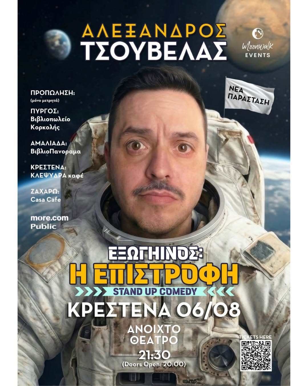 Ο Αλέξανδρος Τσουβέλας “προσγειώνεται” στα Κρέστενα