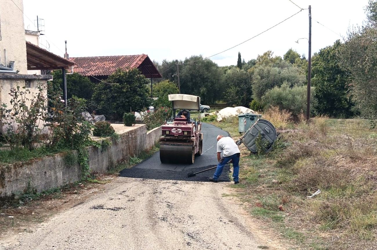 ΔΚ Πηνείας: Συνεχίζονται οι ασφαλτοστρώσεις και η αναβάθμιση των υποδομών
