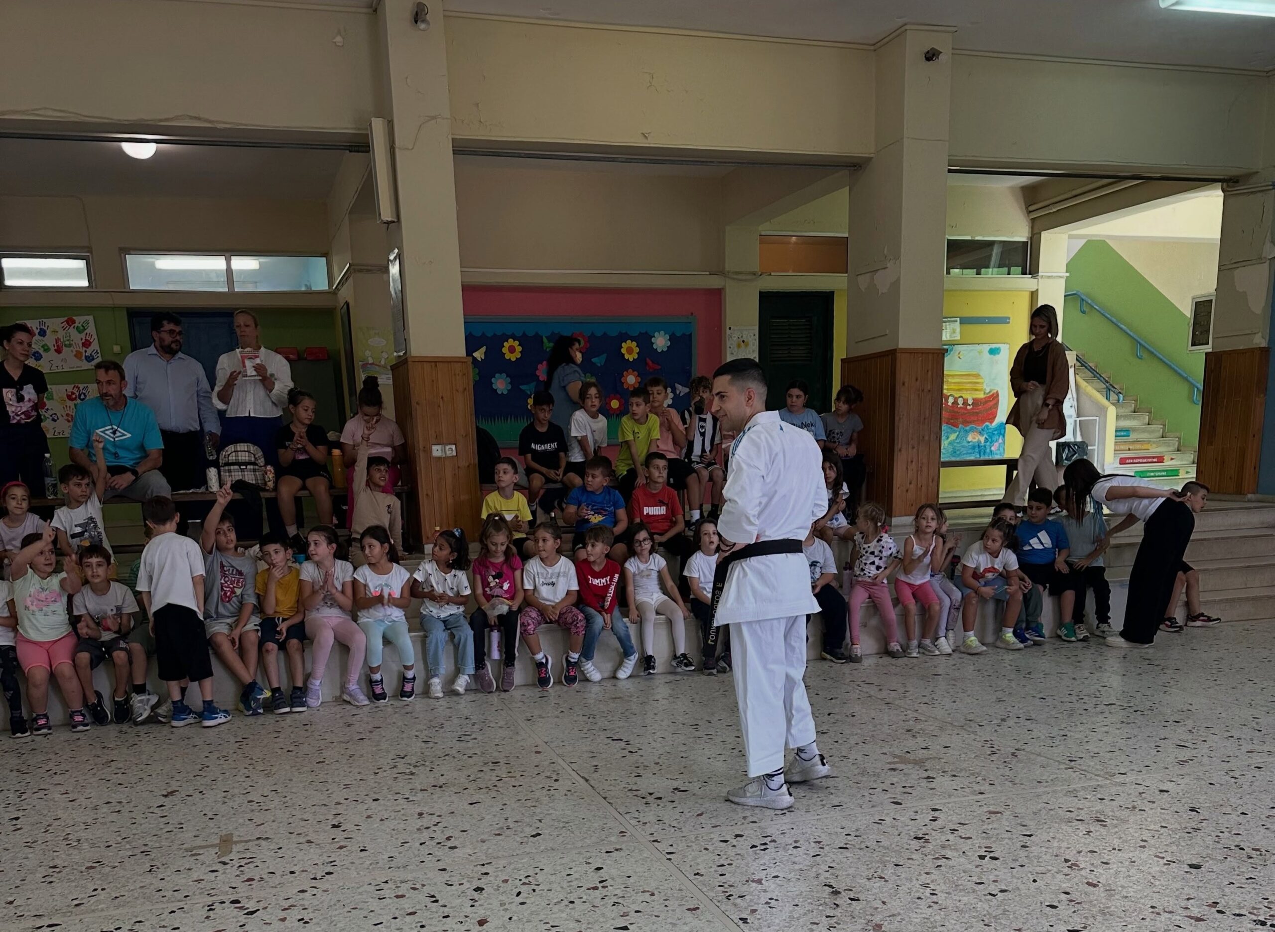 Α.Σ. Καράτε Μαχητές Ηλείας: Στο 3ο Δημοτικό Σχολείο Πύργου την Ημέρα Σχολικού Αθλητισμού