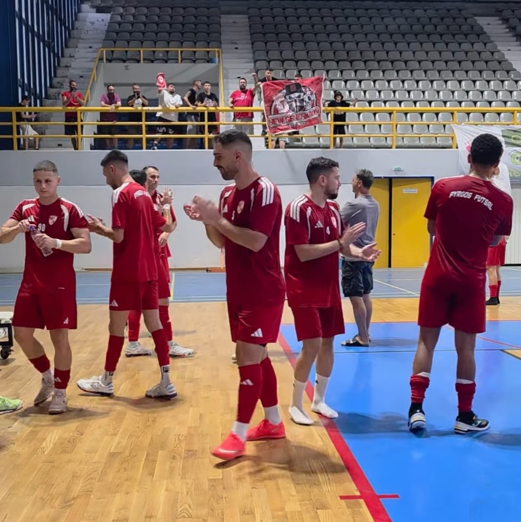 Pyrgos Futsal: Γκολ και θέαμα στο τελευταίο φιλικό-Αποθέωση από τους Red Boys