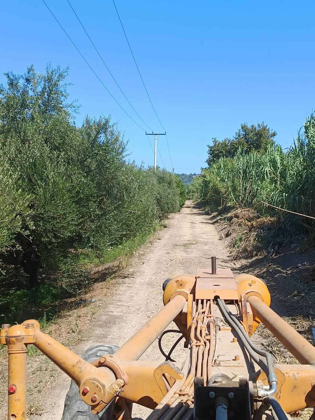 Συνεχίζονται τα έργα στο αγροτοδασικό δίκτυο του Δήμου Πύργου