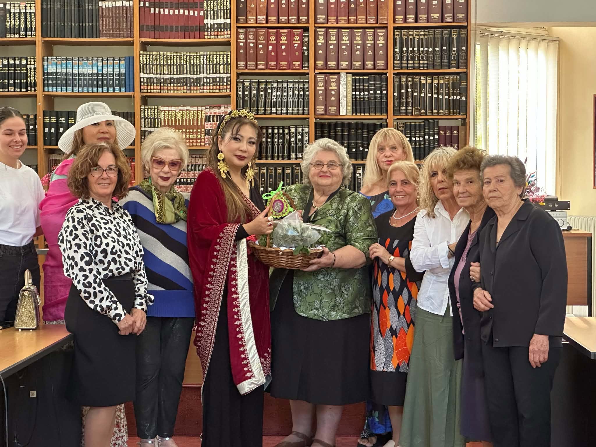 Η επίσκεψη της Queen Maria στο Πνευματικό Κέντρο του Δήμου Ζαχάρως