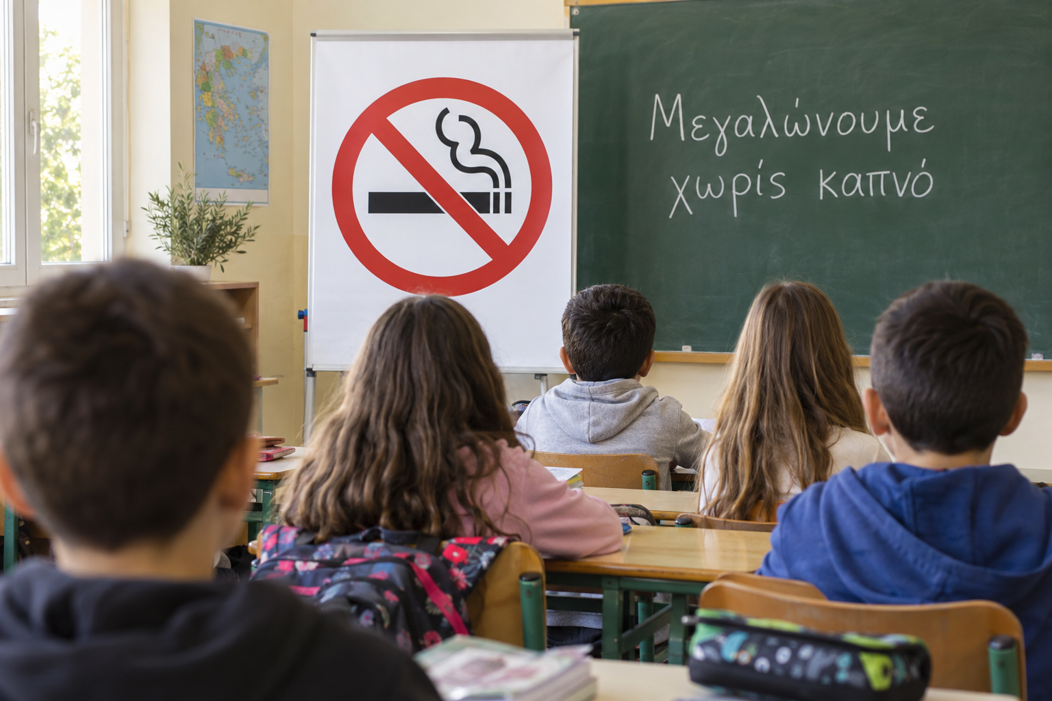 Αντικαπνιστική καμπάνια στα σχολεία της Ηλείας