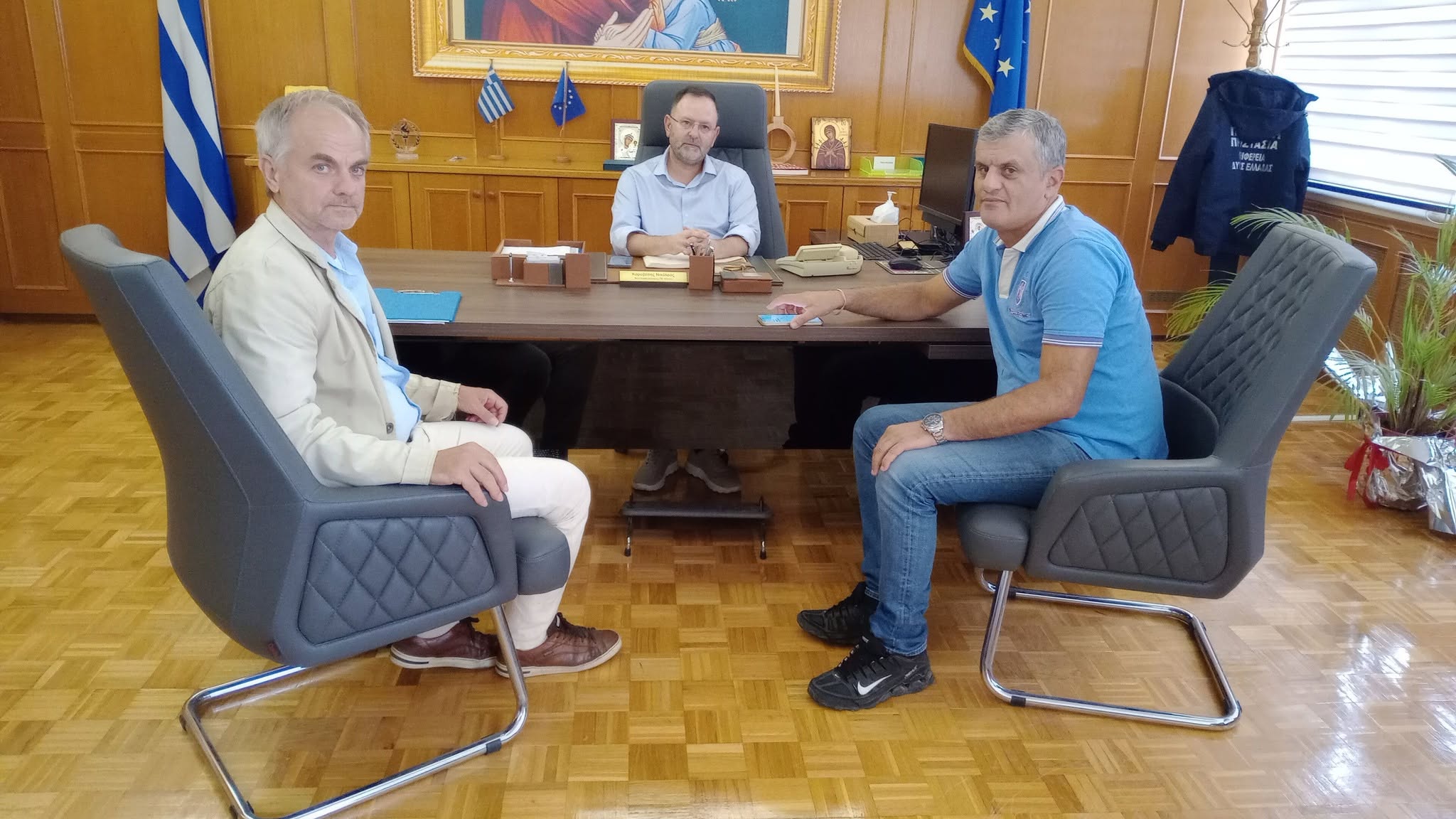 Εμπορικός Σύλλογος Αρχαίας Ολυμπίας “Ερμής”: Συνάντηση με τον Αντιπεριφερειάρχη Ηλείας