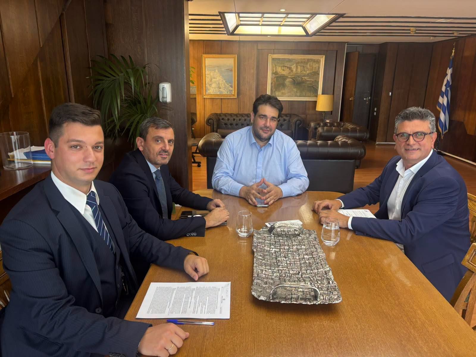 Συνάντηση Γ. Λέντζα με την ηγεσία του Υπ. Εσωτερικών