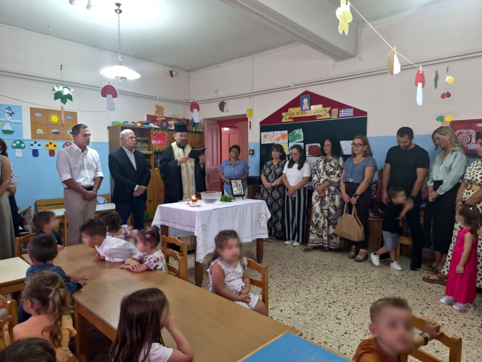 Πραγματοποιήθηκε ο αγιασμός στον 1ο Παιδικό Σταθμό Πύργου (Λιούρδειο)