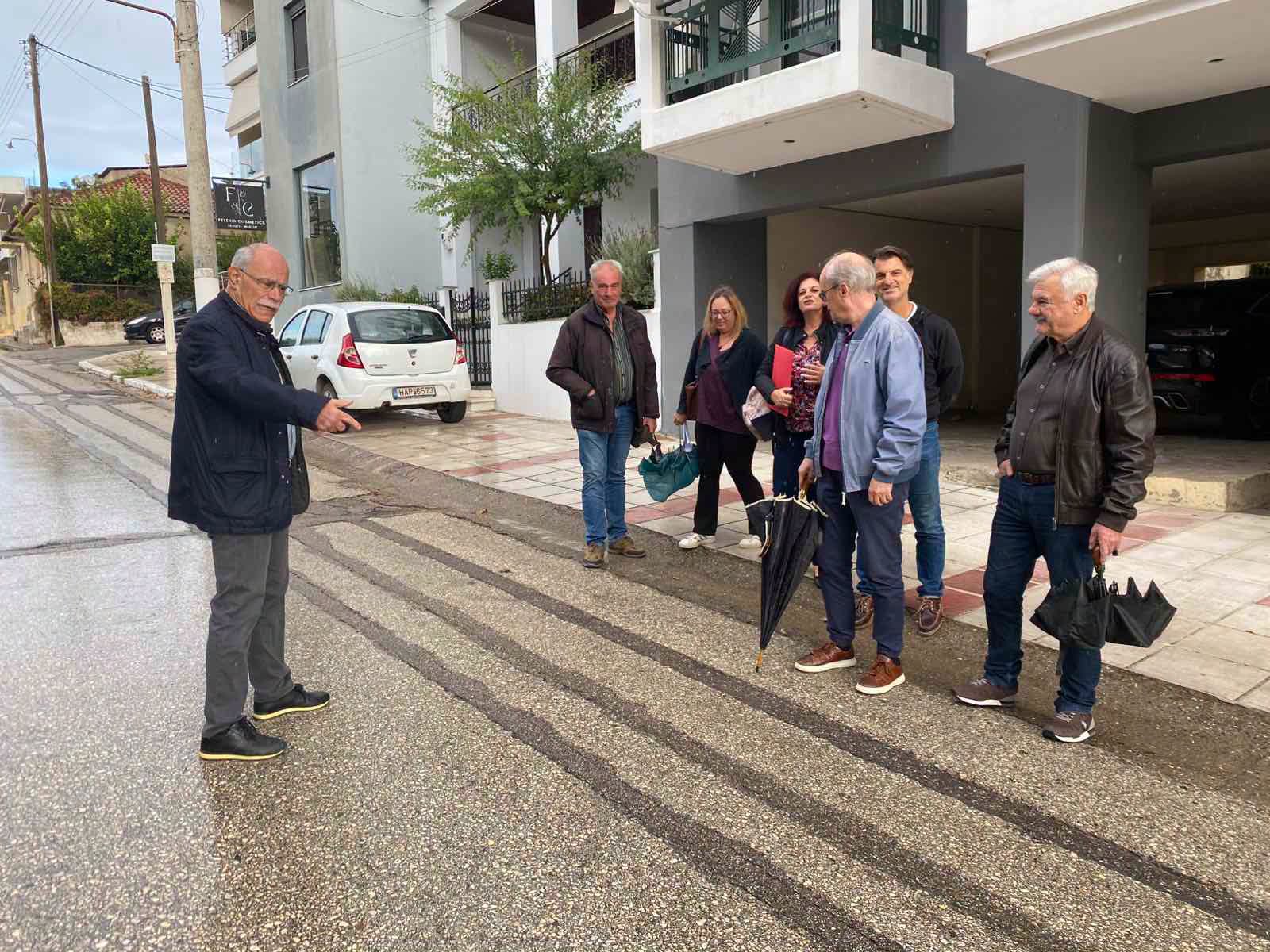 Δήμος Πύργου: Εγκαταστάθηκε ο εργολάβος για την αποκατάσταση της οδού Γορτυνίας