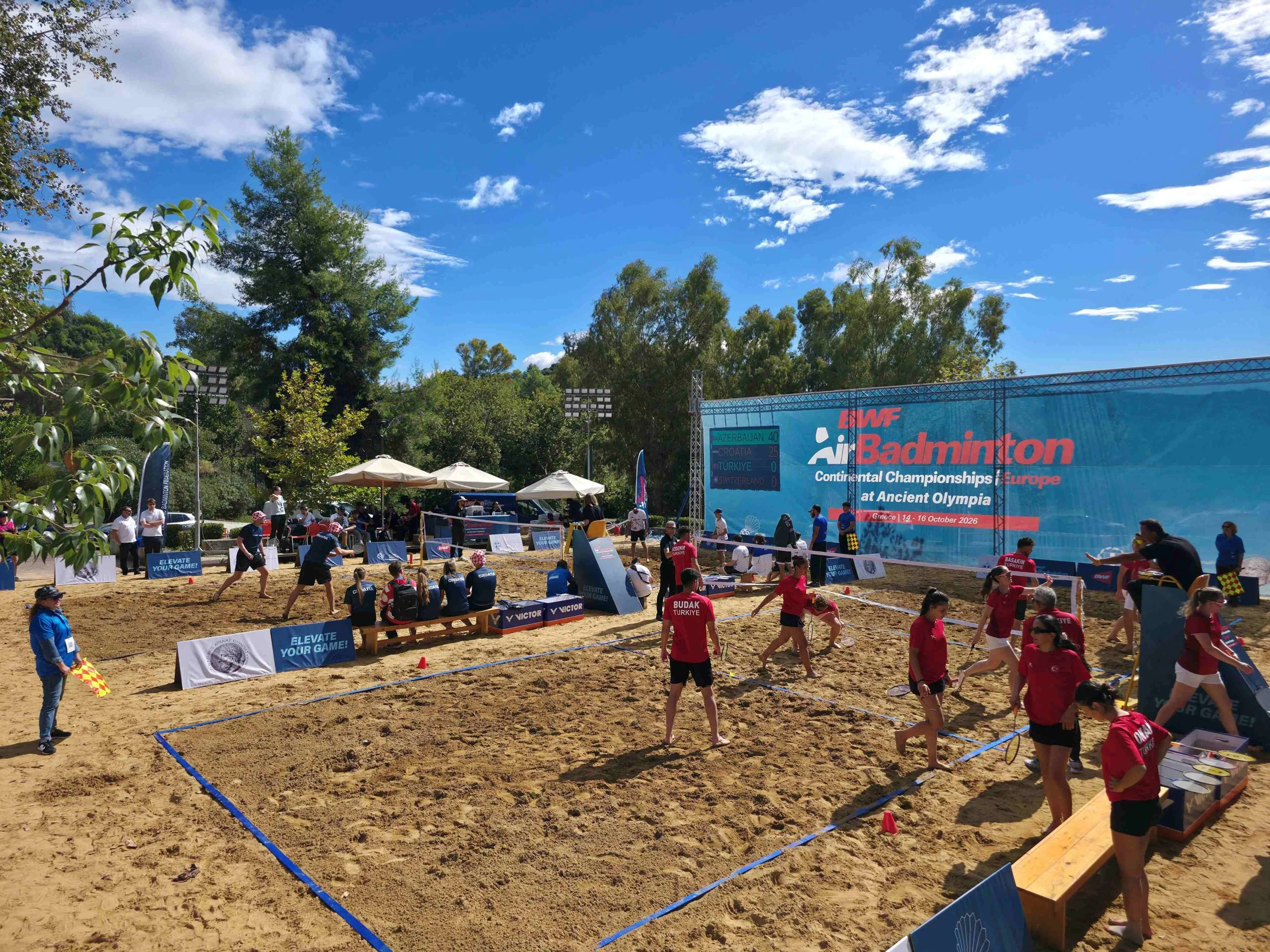 Ξεκίνησε στην Αρχαία Ολυμπία το AirBadminton European Championships 2026 (βίντεο)
