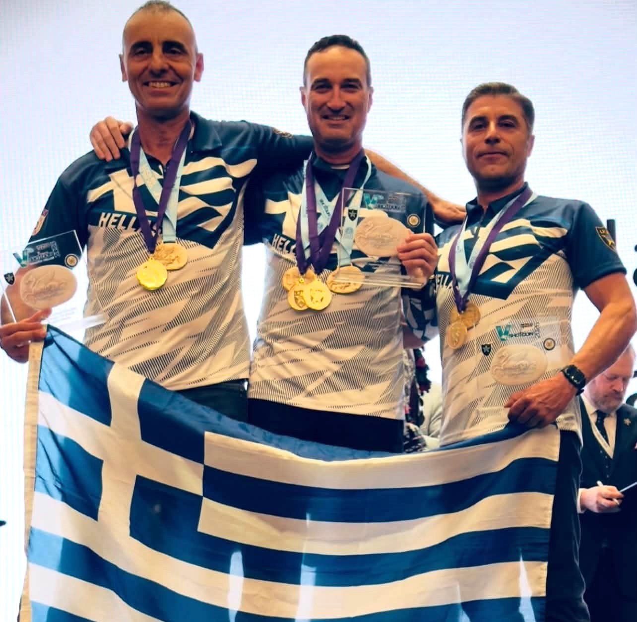 Πρακτική σκοποβολή: Παγκόσμιοι πρωταθλητές οι Τοπαλίδης, Κανδύλης και Σισμάνης