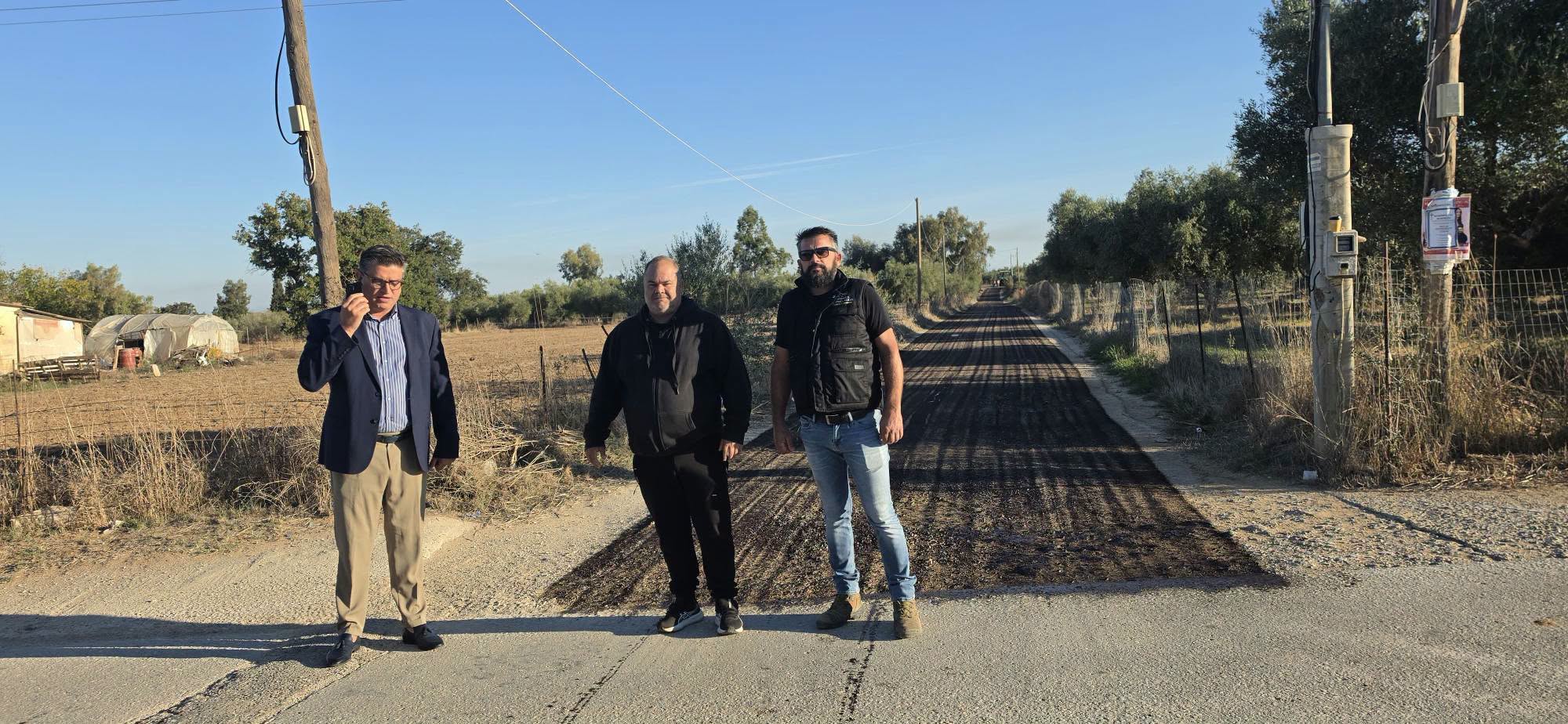 Ολοκλήρωση ασφαλτόστρωσης στους Αγίους Θεοδώρους Λεχαινών
