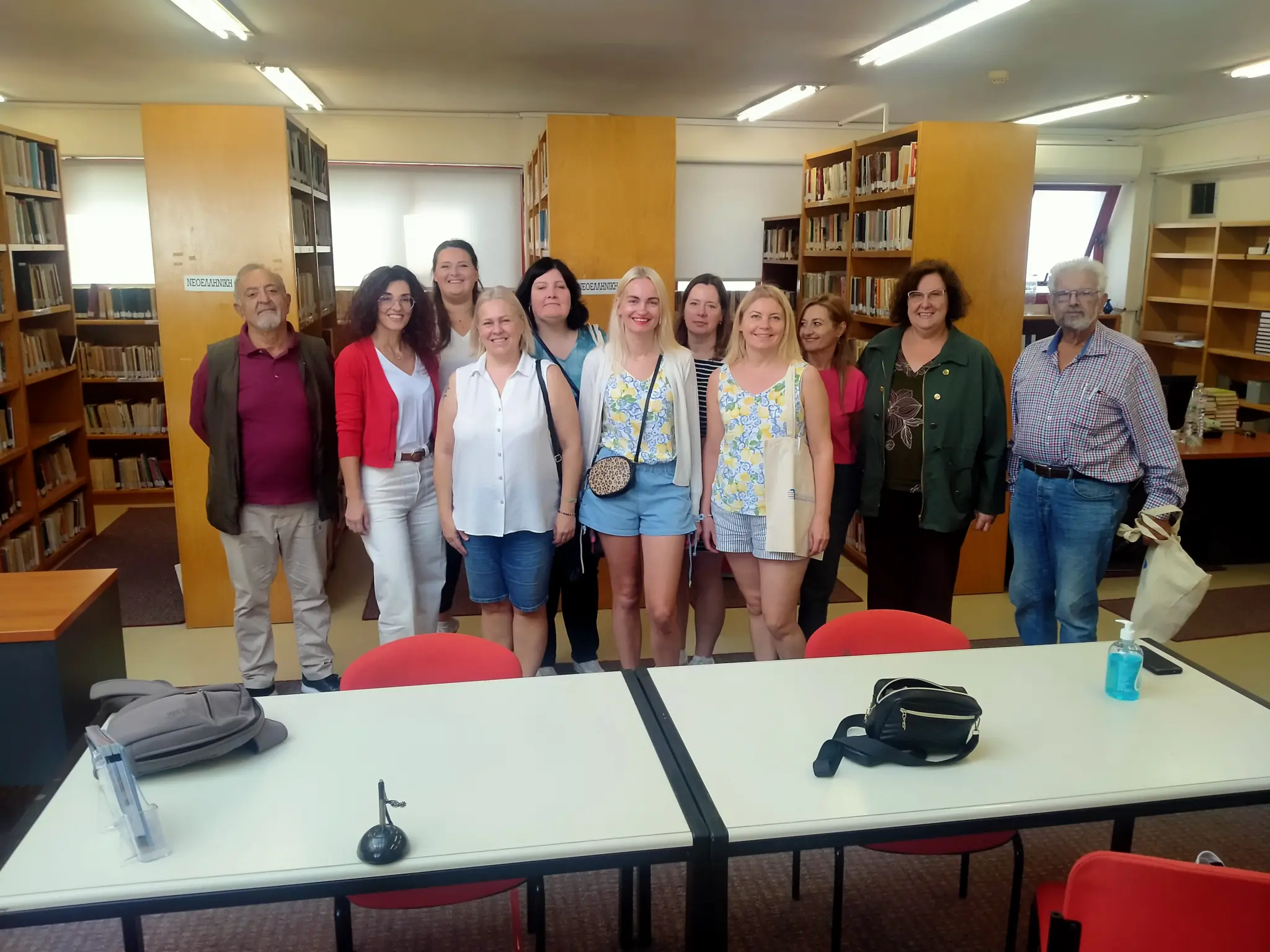 Επίσκεψη βιβλιοθηκονόμων από τη Λετονία στη Βιβλιοθήκη Πύργου
